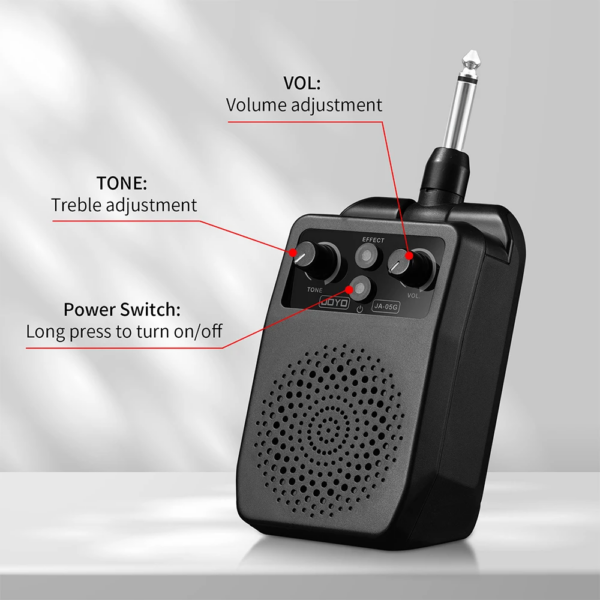 JOYO JA-05G Portable Guitar Amplifier - Bluetooth, Clean, Overdrive, Distortion & Reverb - Image 6